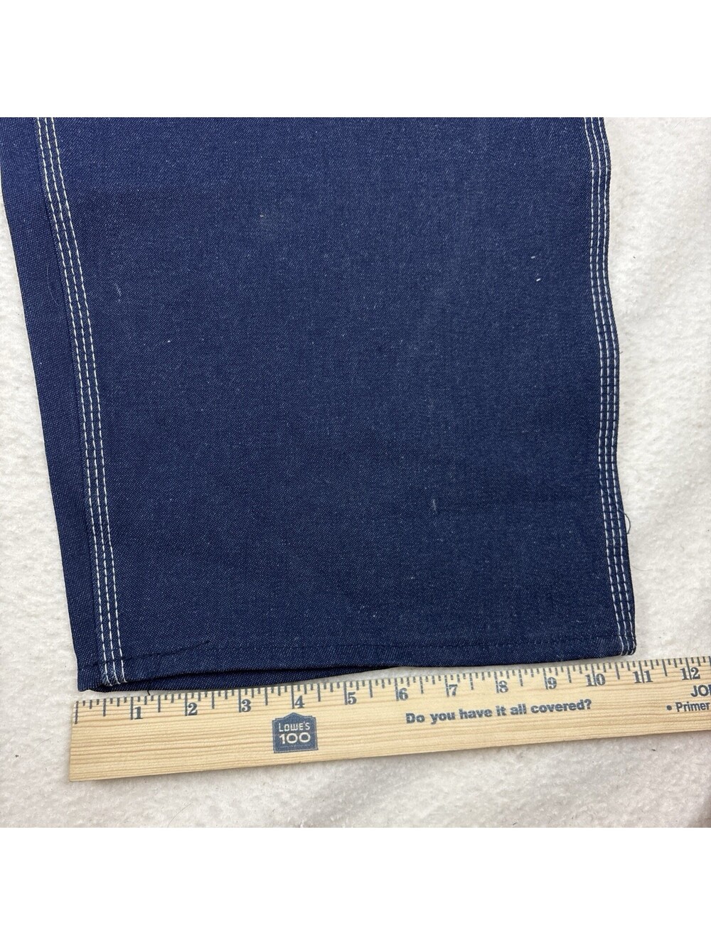 NEW Round House Bib Overalls Mens Size 56x30 Denim Made In USA - Picture 6 of 9